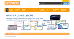 Desktop Screenshot of medistore.fr