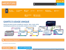 Tablet Screenshot of medistore.fr